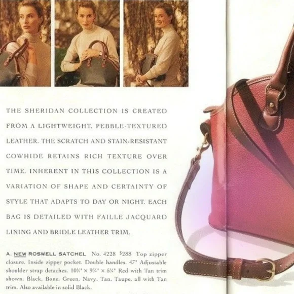 Coach Sheridan Roswell Satchel Vintage 1990s - Picture 13 of 13